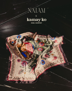 NÁLAM × KAMAY KO 'HERITAGE CEILING' SILK SCARF