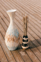 RATTAN VASE