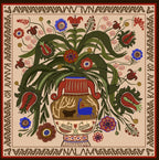 NÁLAM × KAMAY KO 'HERITAGE CEILING' SILK SCARF