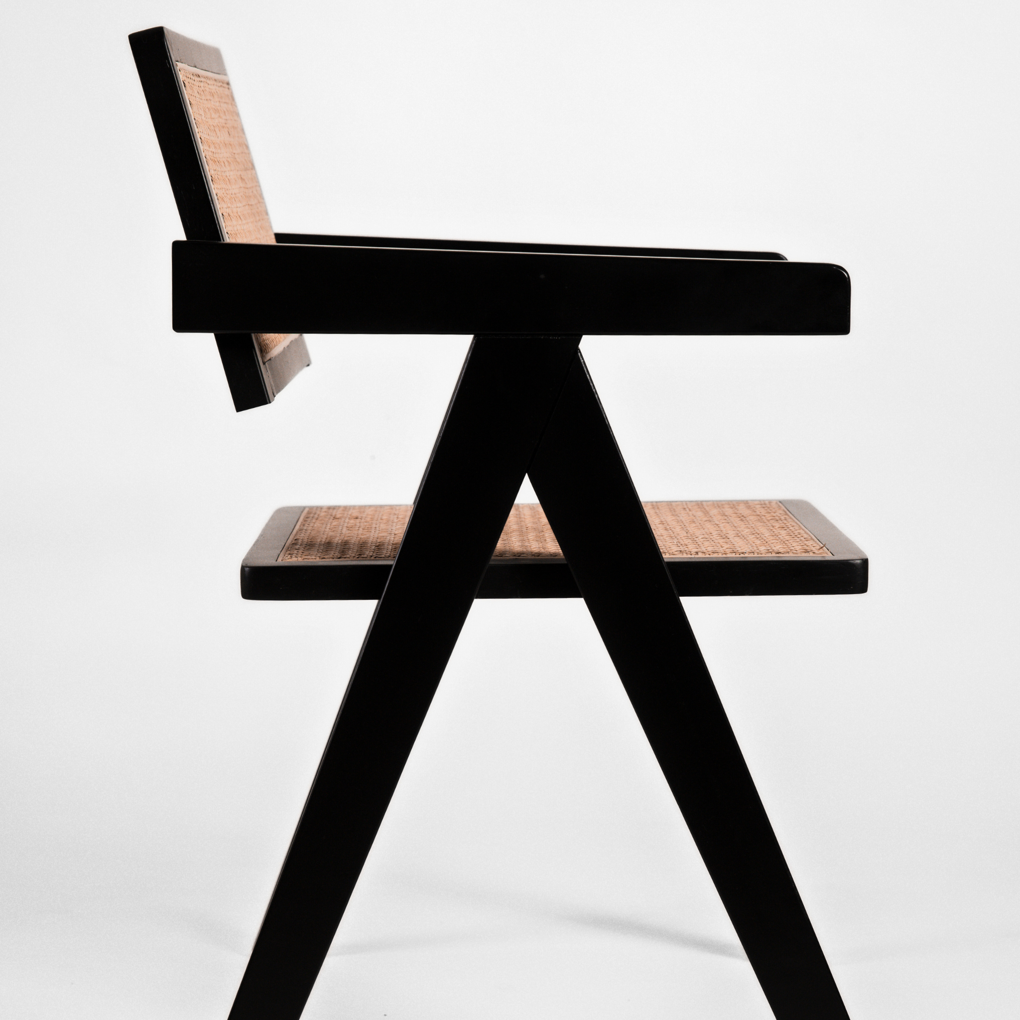PIERRE WALNUT RATTAN CHAIR