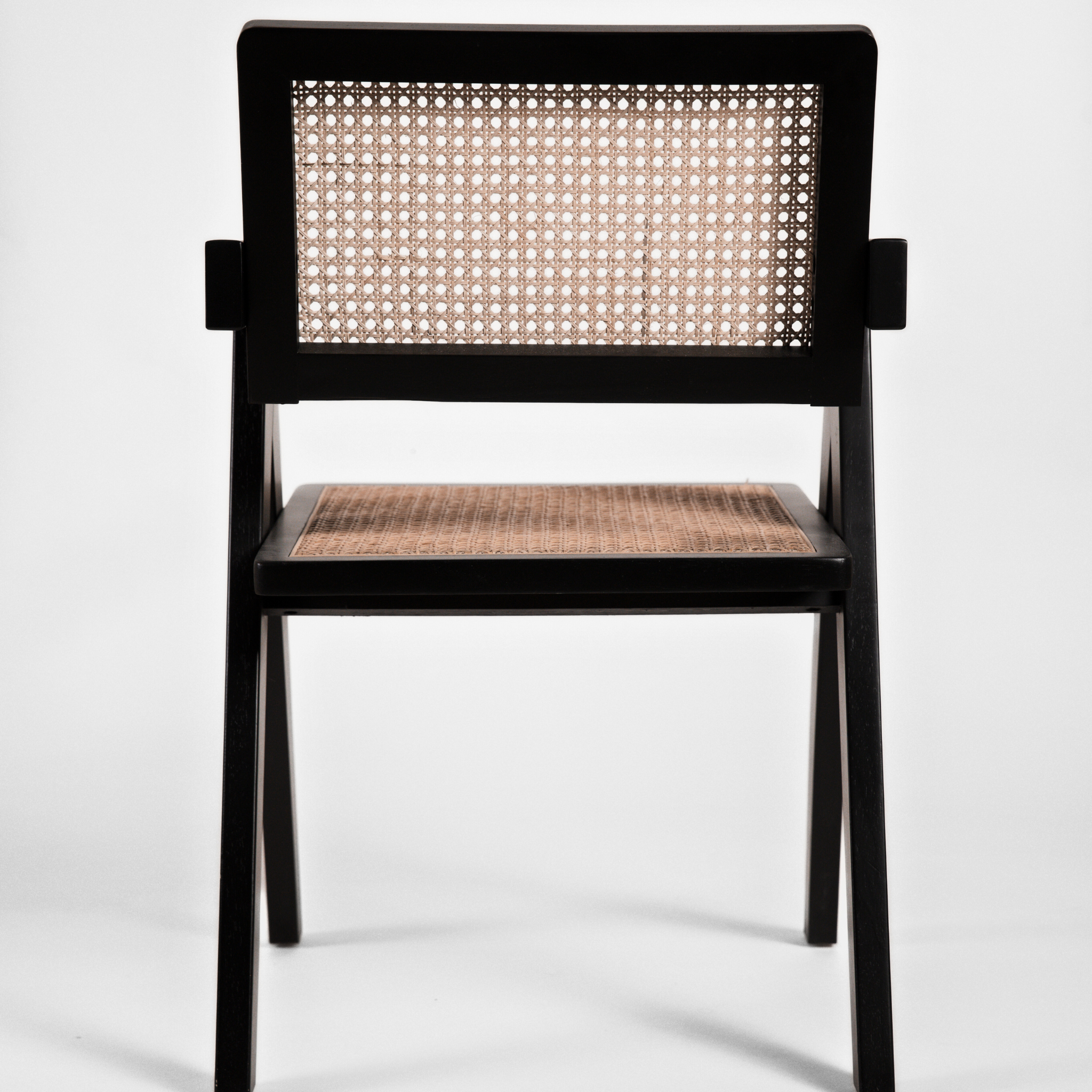 PIERRE WALNUT RATTAN CHAIR