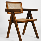 PIERRE WALNUT RATTAN CHAIR