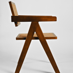 PIERRE WALNUT RATTAN CHAIR