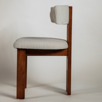 boucle dining chair