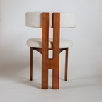boucle dining chair