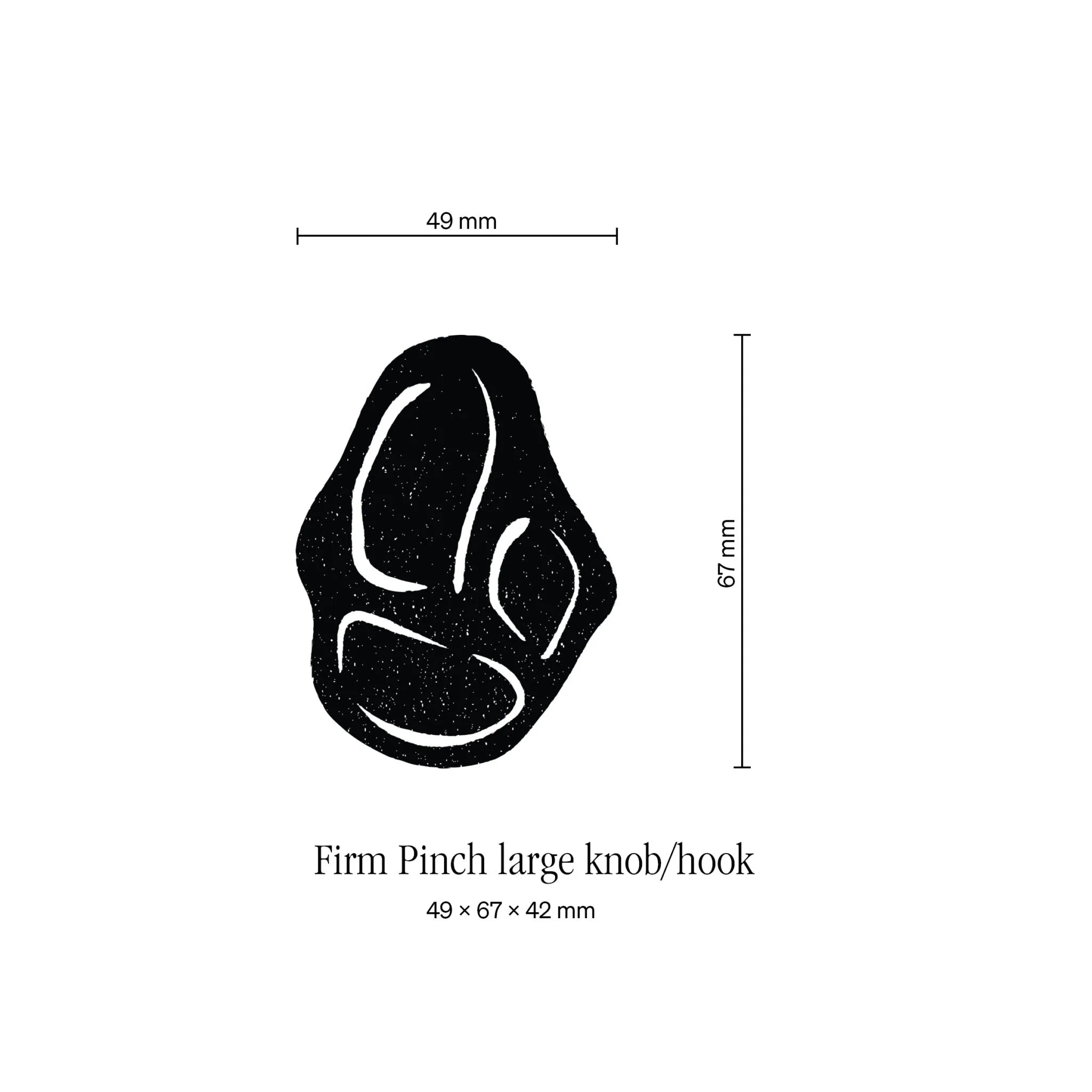 PINCH LARGE KNOB/HOOK