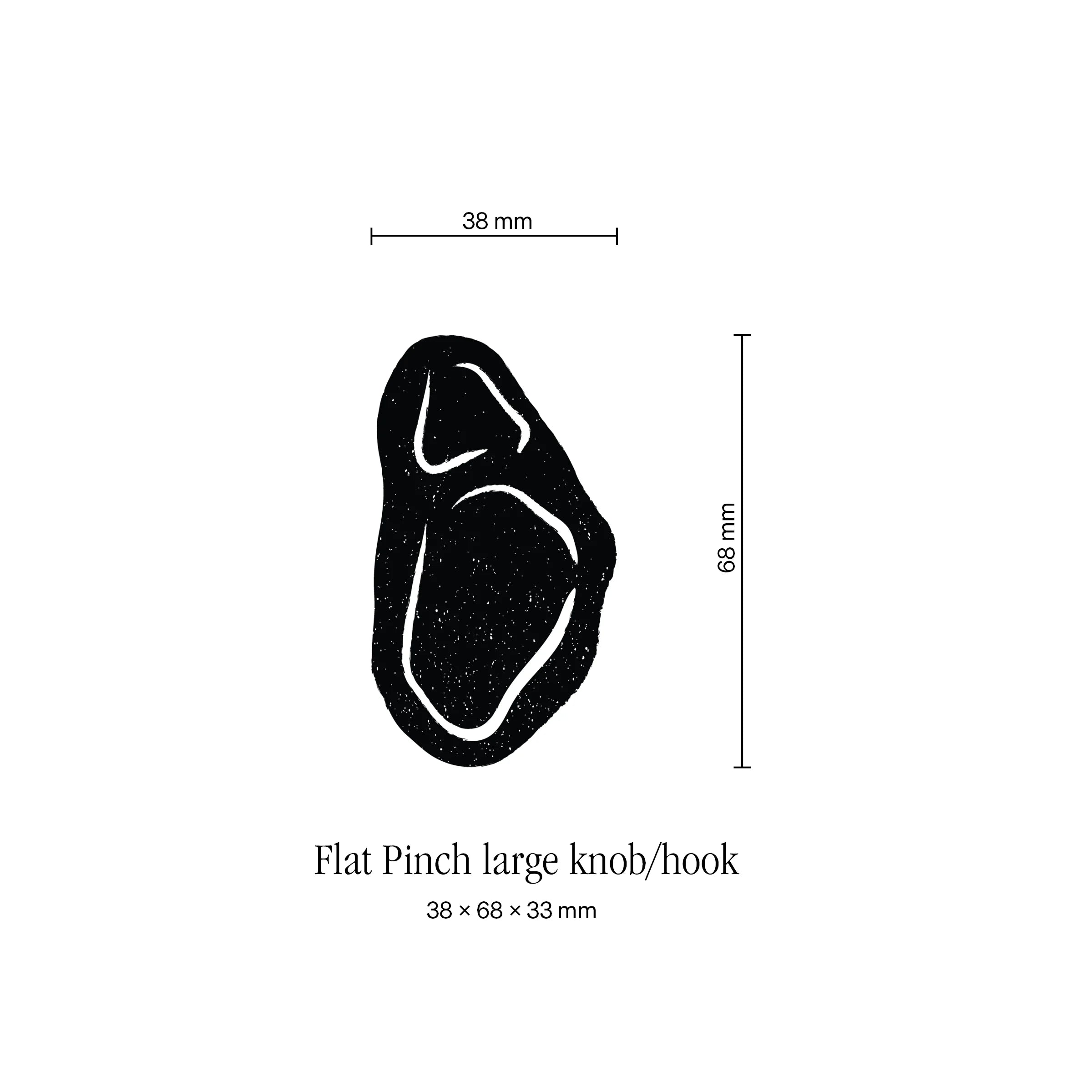 PINCH LARGE KNOB/HOOK