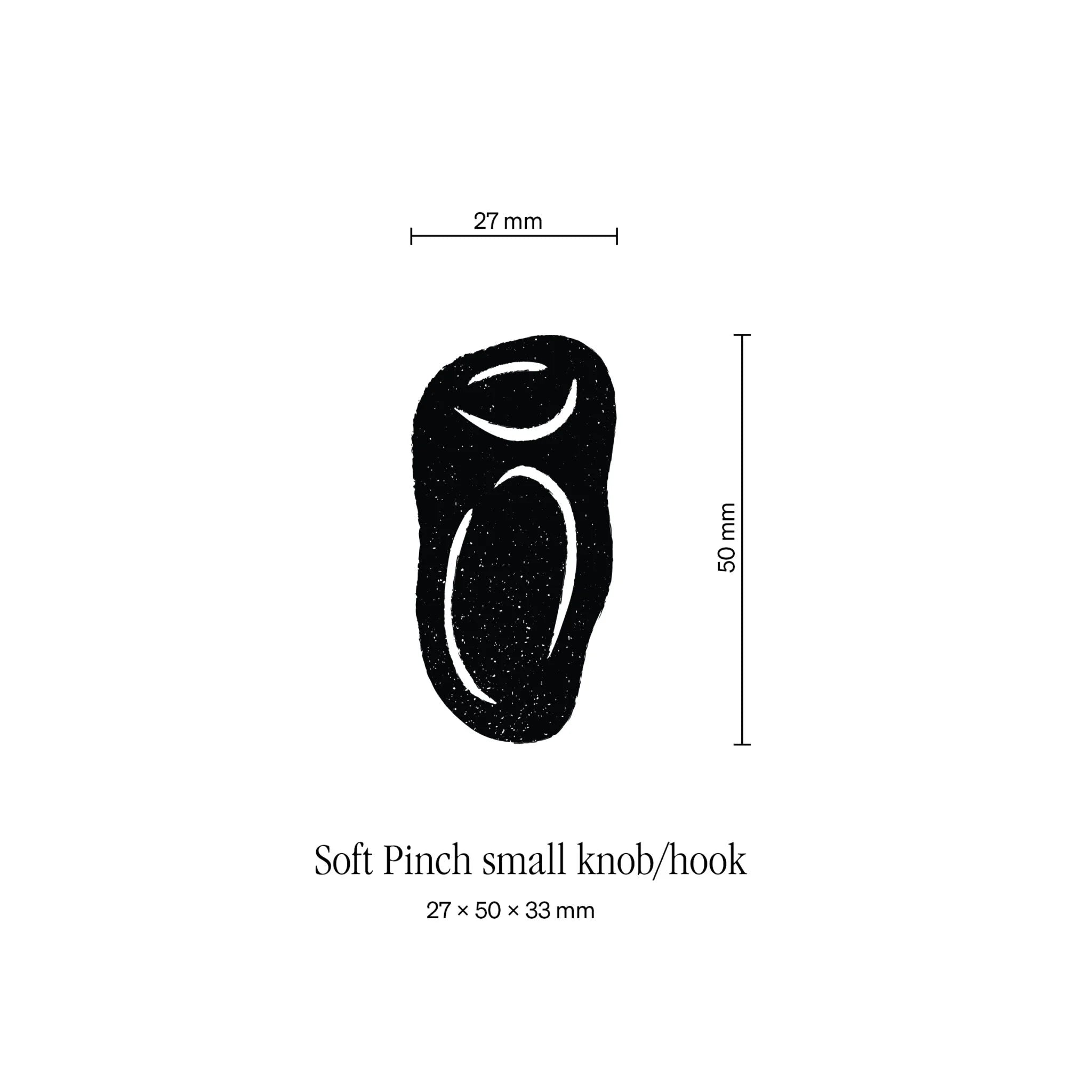 PINCH SMALL KNOB/HOOK